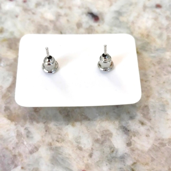 5/$25 PURPLE Rhinestone earrings Crystal AMETHYST GEM  REDUCED - Picture 4 of 4